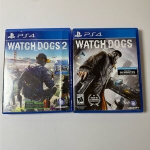 Watch Dogs & Watch Dogs 2 PS4 Games